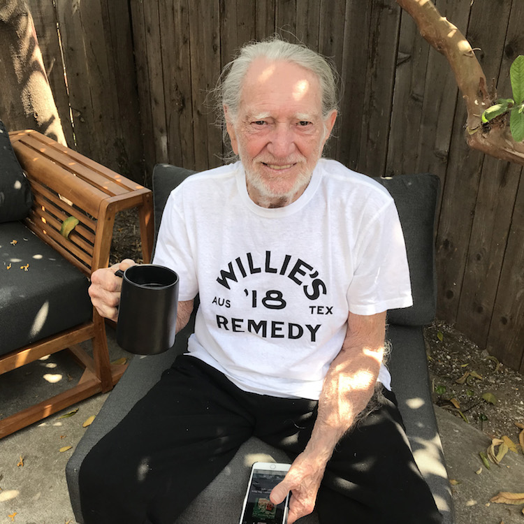 Willie Nelson Drinks CBD Coffee Willie's Remedy HEMP